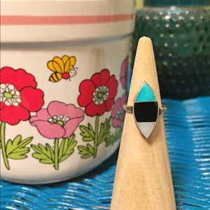 Sterling Silver and Turquoise Ring